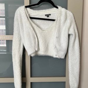 Wild Fable Cropped Cardigan And Cami Set